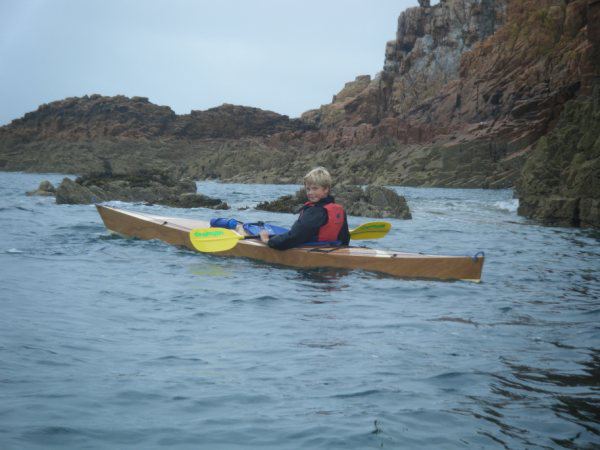Touring expedition kayak excels in rough seas