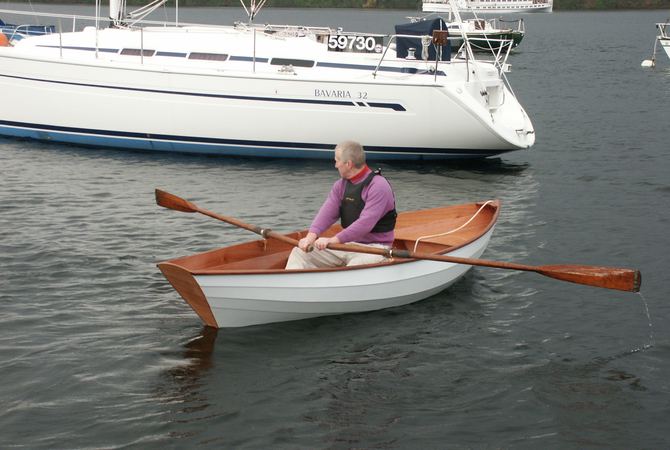 Wooden yacht tender Fyne Boat Kits Dinky Dory