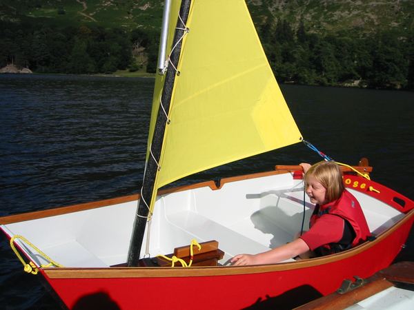 Fun learning to sail an Elterwater