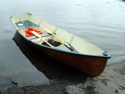 Wooden rowing boat Seagull building plans